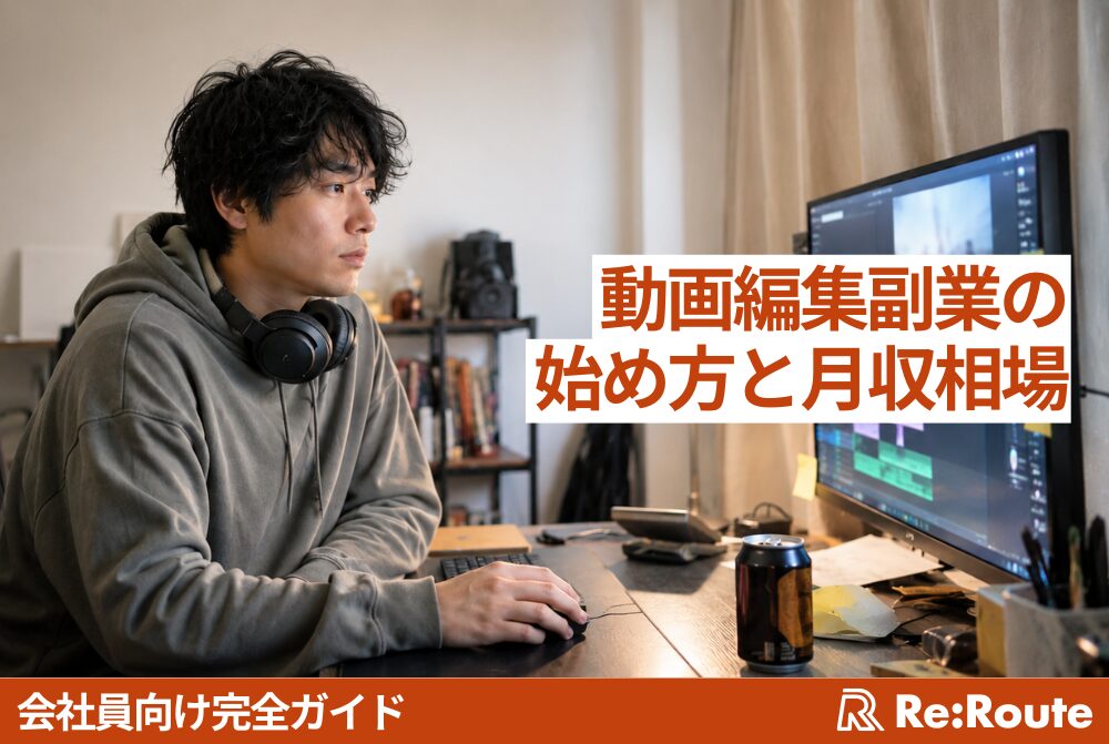 動画編集副業の始め方と月収相場【2026年版・会社員向け完全ガイド】